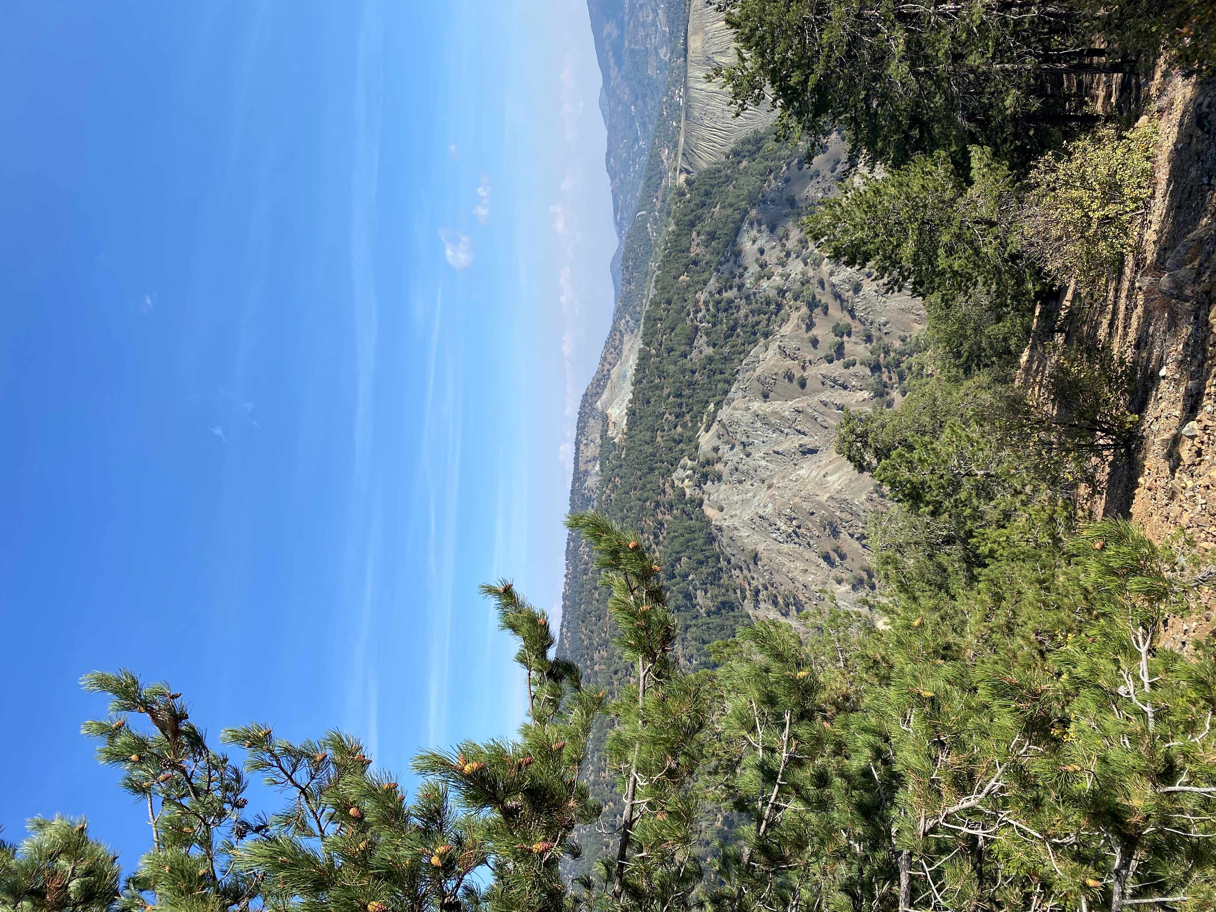 Troodos mountain valley view