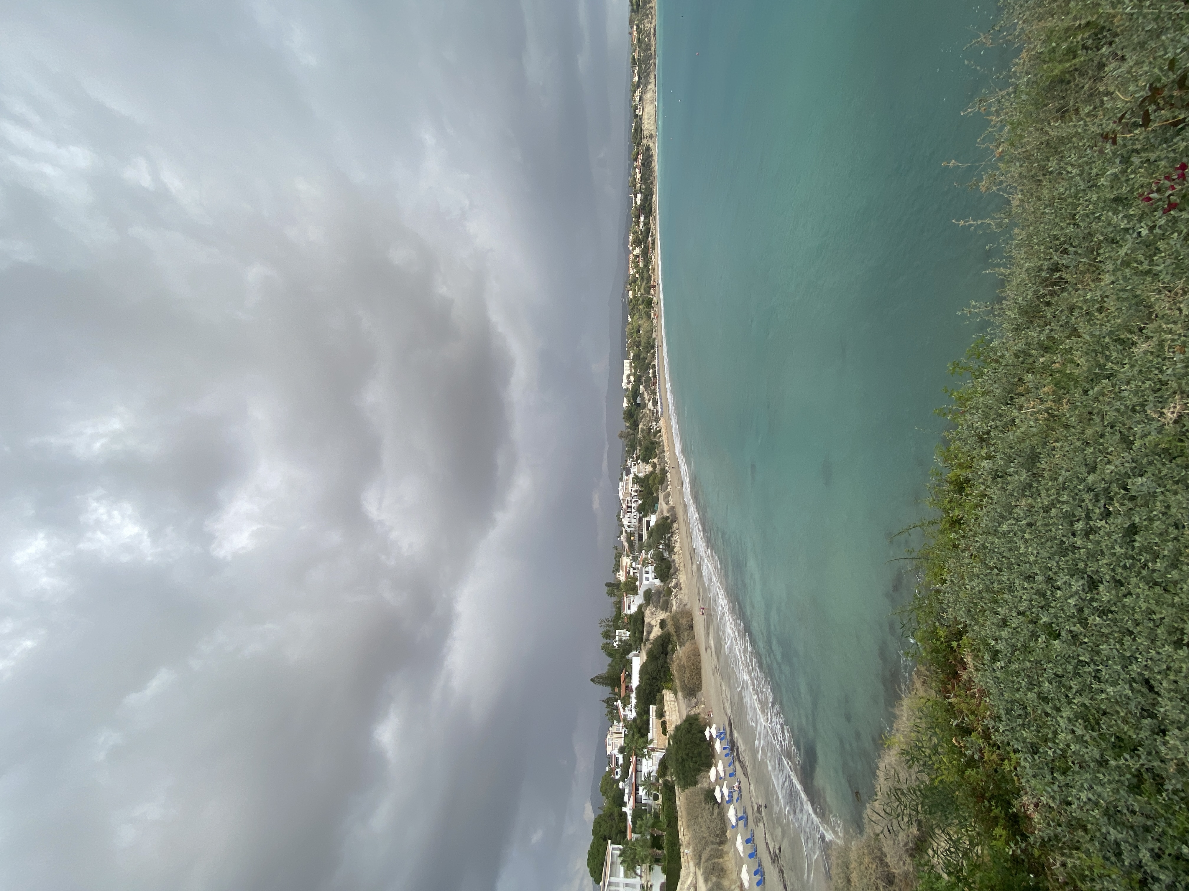 Panoramic view of the Cyprus coastline