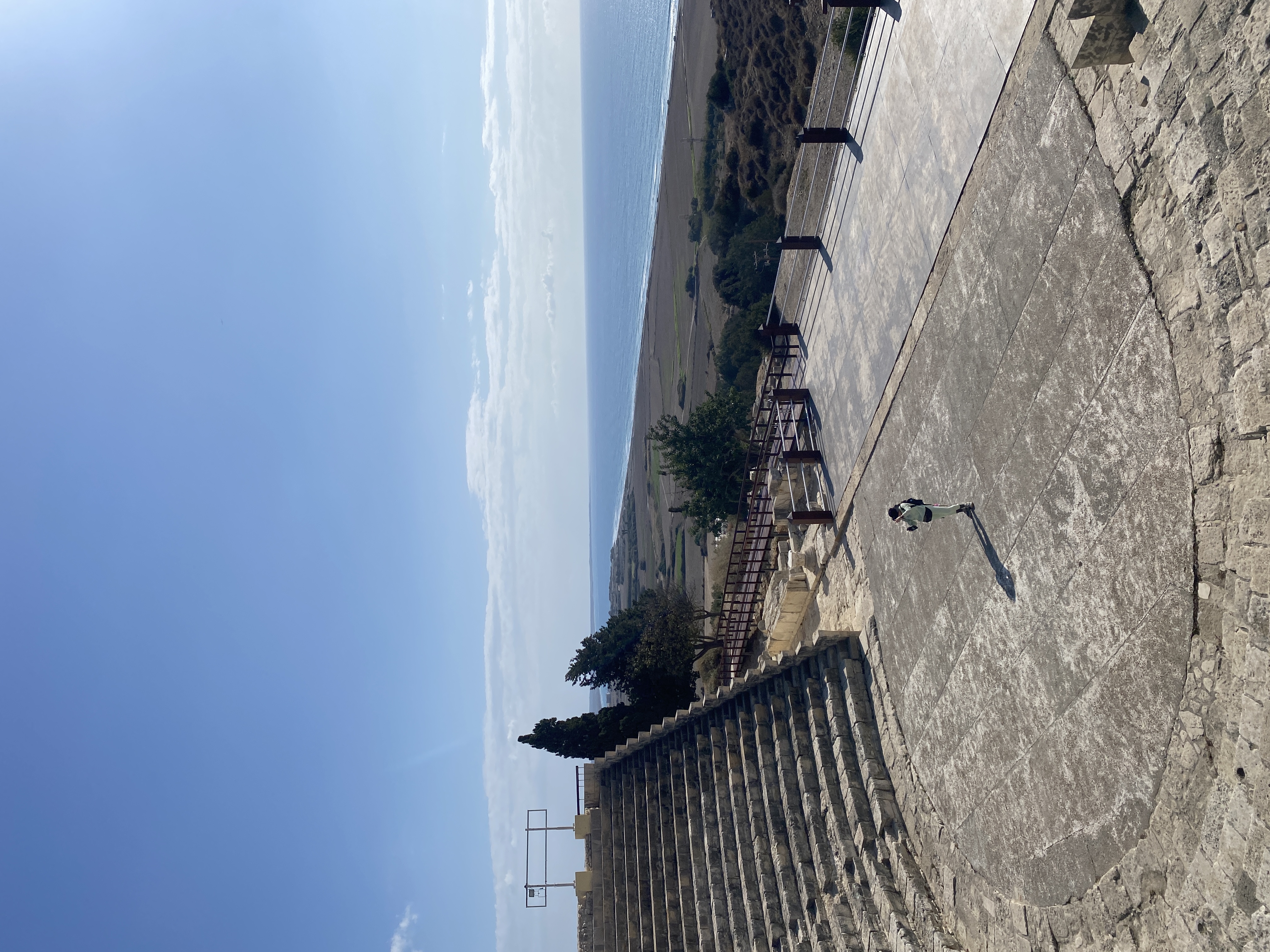 Ancient amphitheatre by the sea in Cyprus